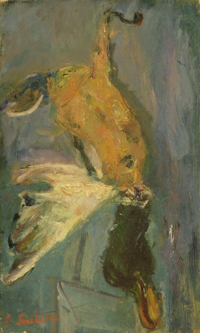 ぶら下げアヒル 作： Chaim Soutine