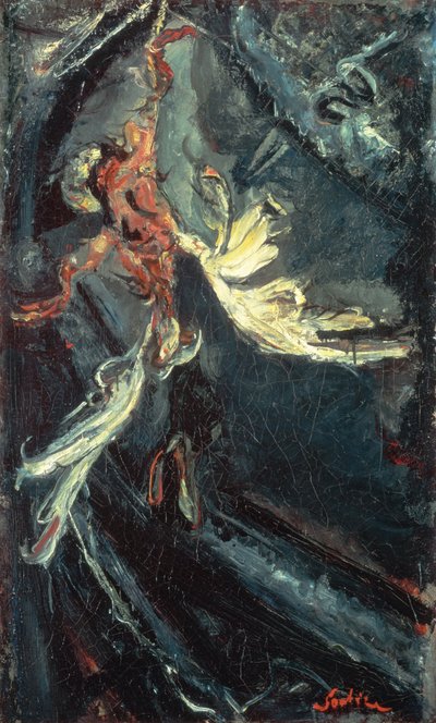 ハンギングダック、c。 1925 作： Chaim Soutine