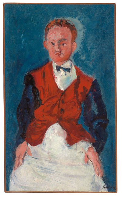 ホテルボーイ、1927年頃 作： Chaim Soutine