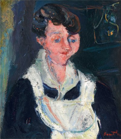 ラ・スブレット（待ち人） 1933年頃 油彩・カンヴァス 作： Chaim Soutine