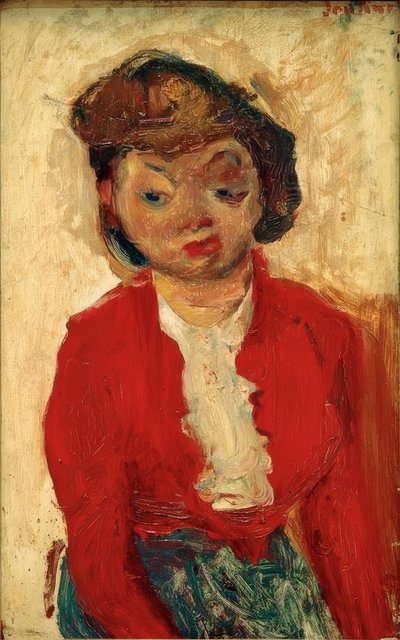 若いイギリス人女性 作： Chaim Soutine