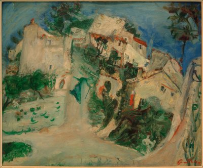 Cagnes付近の風景 作： Chaim Soutine