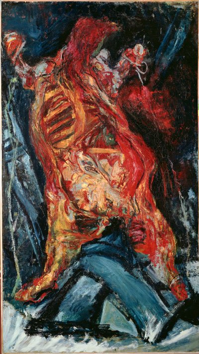 ル・ブッフ・エコルシュ（油彩・キャンバス） 作： Chaim Soutine