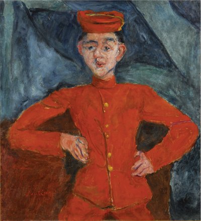 マキシムズのハンターc。 1925 作： Chaim Soutine