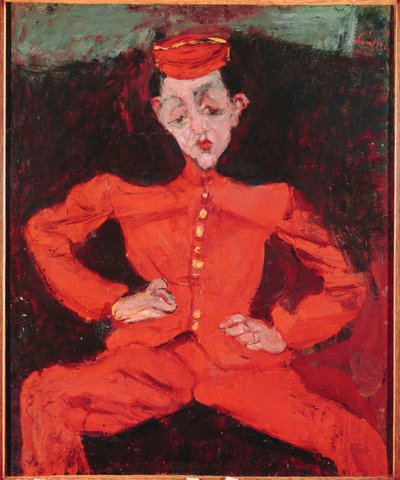 ル・グルーム 1925年頃（キャンバスに油彩） 作： Chaim Soutine