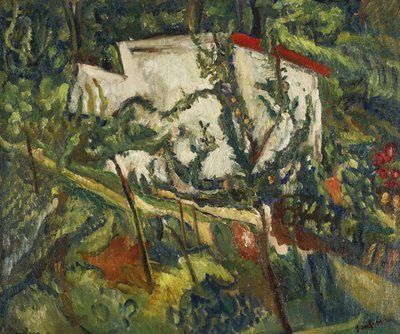 クラマールの家c。 1918 作： Chaim Soutine