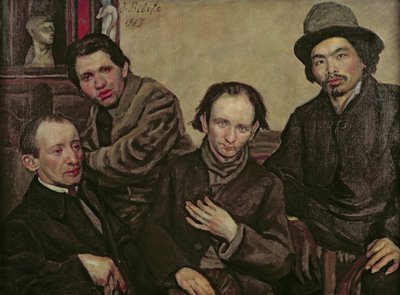 画家の集い 作： Chaim Soutine