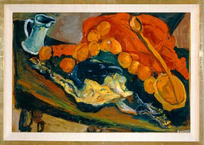 生肉のある静物（キャンバスに描かれた絵） 作： Chaim Soutine