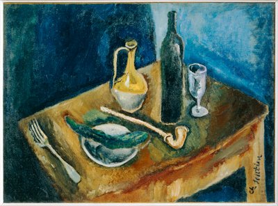 パイプのある静物 - パイプのある静物 MNPL ... 作： Chaim Soutine