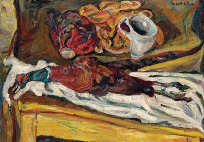 キャベツとキジ。キャベツとキジ、1926-1927 作： Chaim Soutine