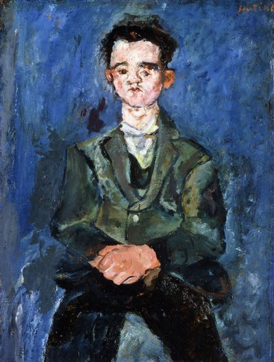 青の少年の肖像1928 作： Chaim Soutine