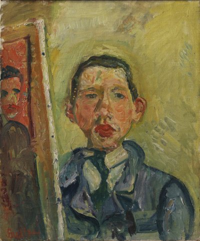 自画像 作： Chaim Soutine