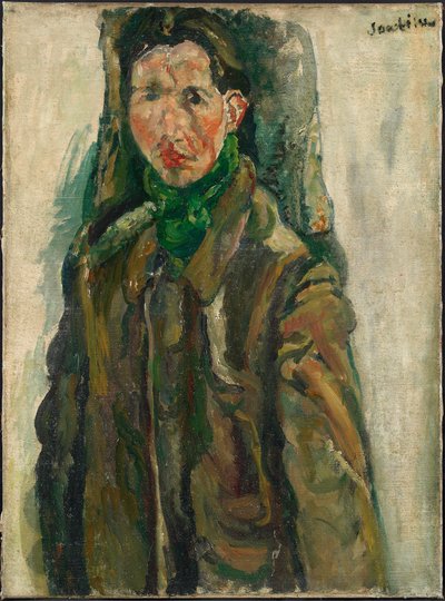 自画像 作： Chaim Soutine