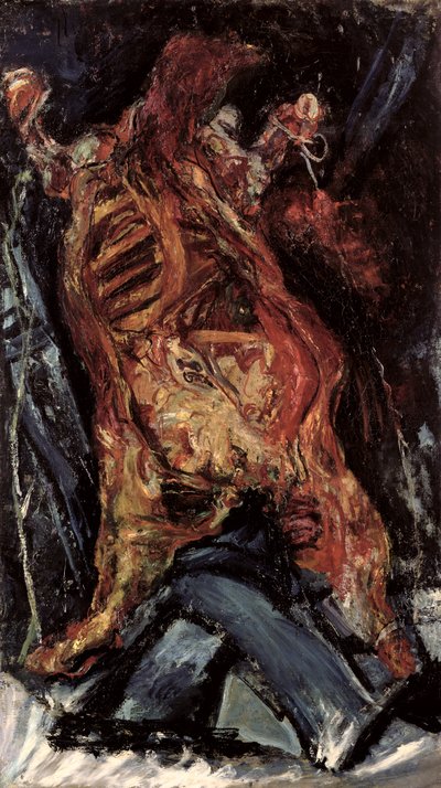 Side of Beef（油彩・キャンバス 作： Chaim Soutine
