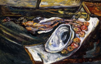 キジのいる静物; Nature Morte au Faisan、1918 作： Chaim Soutine