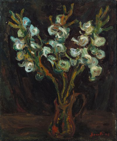 ブルーグラジオラス、1929年頃 作： Chaim Soutine