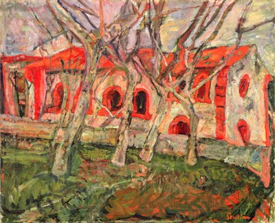 赤い教会 作： Chaim Soutine