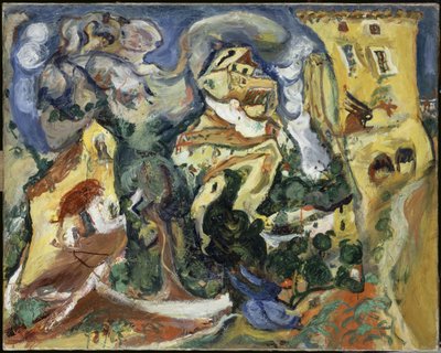 ザビレッジ、1923年頃 作： Chaim Soutine