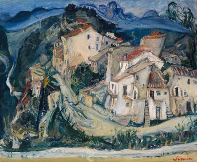 カーニュの眺め、1924年頃 作： Chaim Soutine