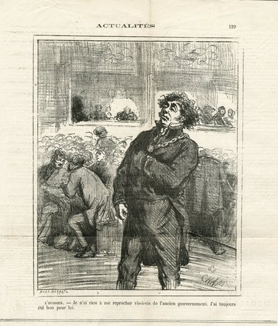 Le Charivari』に掲載されたCham（1819-1879）のイラスト 作： Amédée de Noé