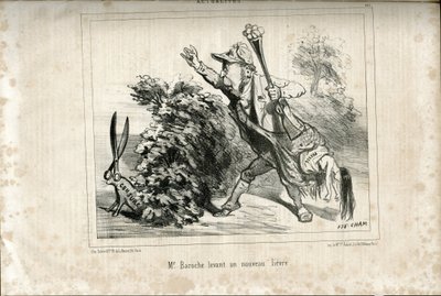 Le Charivari』に掲載されたCham（1819-1879）のイラスト 作： Amédée de Noé
