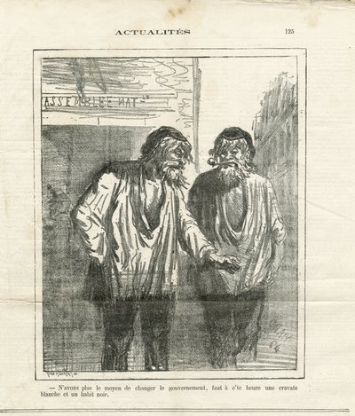 Le Charivari』に掲載されたCham（1819-1879）のイラスト 作： Amédée de Noé