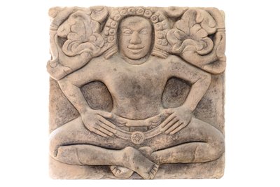 ヤクサまたはヤクシャ、クアンナム省、西暦 5 世紀 作： Champa Civilisation