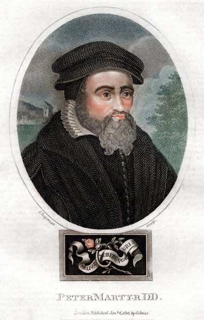 ピエトロマルティーレヴェルミグリ1499-1562、イタリアの神学者、1816年。 作： Chapman and Co