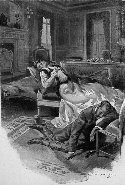 オーストリア皇太子ルドルフ大公（1858-1889）、マイヤーリングの狩猟小屋で愛人のマリー・ヴェツェラ男爵夫人とともに自殺 - マイヤーリングのドラマハプスブルク家のロドルフ大公（ハプスブルク家のロドルフ大公）（ハプスブルク家・ロレーヌ家）（1858-1889年 作： Charles Garabed Atamian