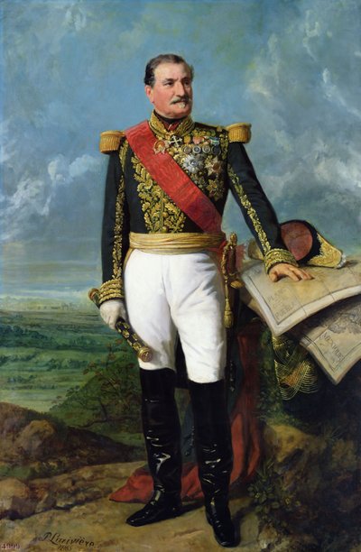 Elie-Frederic Forey (1804-1872)、エンパイア マーシャル 作： Charles Philippe Lariviere