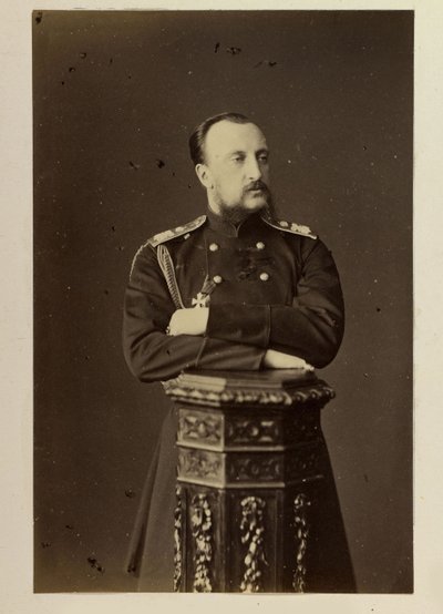 Nicolas Nikolaievitch de Russie - Portrait of Grand Duke Nicholas Nikolaevich (the Elder) of Russia (1831-1891), by Bergamasco, Charles (Karl) (1830-1896). Albumin Photo   1398001   ja       japanese Successfully Translated  Original: Pink swamp heath, Spr 作： Charles Bergamasco