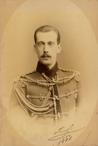 ロシアのパウル・アレクサンドロヴィッチ大公の肖像 (1860-1919) 作： Charles Bergamasco
