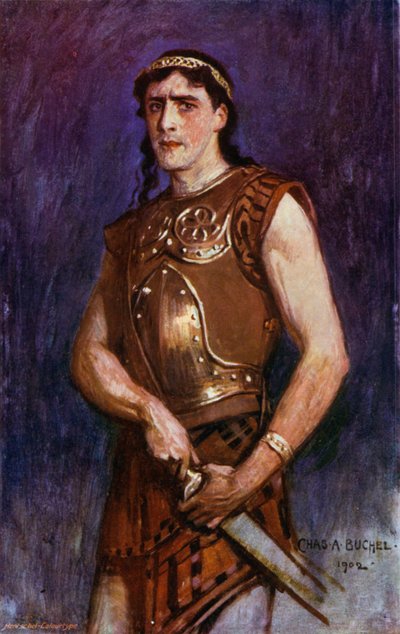 テレマコス、ジェラルド・ローレンス氏（カラーリソ） 作： Charles A. Buchel