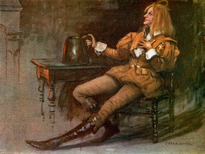 十二夜：アンドリュー・アグチーク卿、ノーマン・フォーブス氏（カラーリソ） 作： Charles A. Buchel