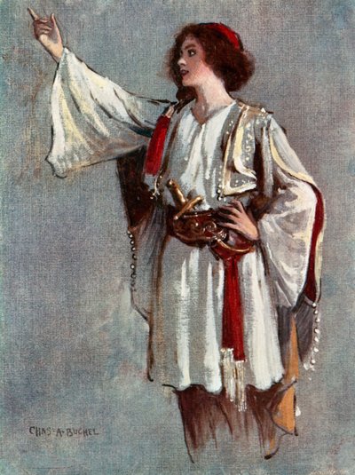 十二夜：ヴィオラ、ミス・リリー・ブレイトン（カラーリソ） 作： Charles A. Buchel