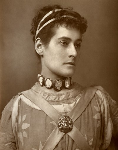 マイラホーム、イギリスの女優、1884 作： Charles A. Long