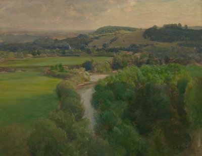 コーニッシュの風景、1919 年。 作： Charles A. Platt