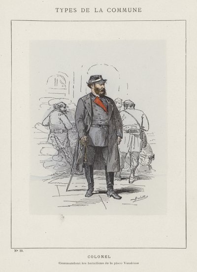 ヴァンドーム広場の大隊長、大佐 作： Charles Albert d Arnoux Bertall