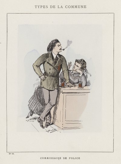 警察長官 作： Charles Albert d Arnoux Bertall