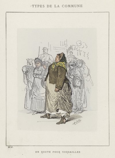ベルサイユへの道 作： Charles Albert d Arnoux Bertall