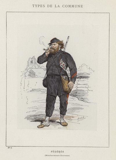 フェデレス、メニルモンタンシャロンヌ 作： Charles Albert d Arnoux Bertall