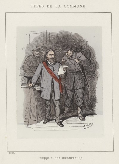 フェレとセスの死刑執行人 作： Charles Albert d Arnoux Bertall