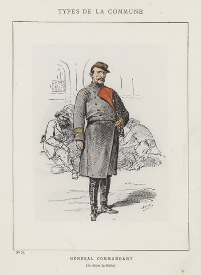 総司令官、シチズンラセシリア 作： Charles Albert d Arnoux Bertall