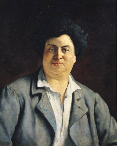 アレクサンドル・デュマ・ペレの肖像（1802-70）、1878 作： Charles Alphonse Paul Bellay