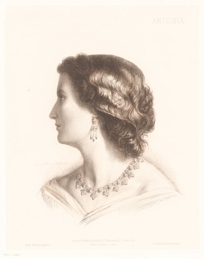 イタリア人女性の肖像 アントニア。 (アイテムのタイトル) イタリア女性の肖像（連載タイトル） 作： Charles Alphonse Paul Bellay