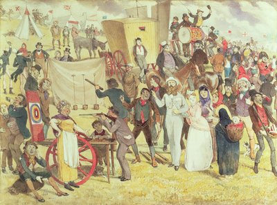 バンクホリデーまたはフェアの楽しみ 作： Charles Altamont Doyle