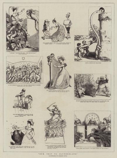 Blunderlandへの旅 作： Charles Altamont Doyle