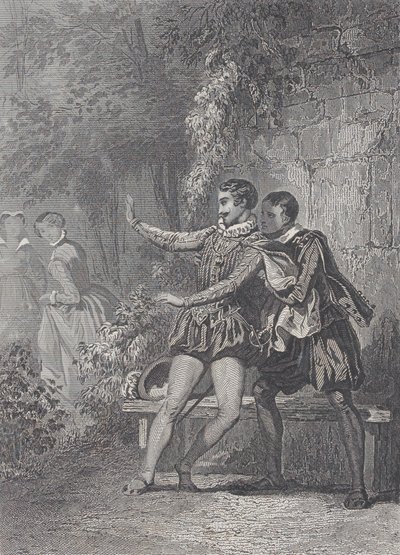 モンソローの貴婦人 ラ・ダム・ド・モンソロー、1830-73年。 作： Charles Amedee Colin
