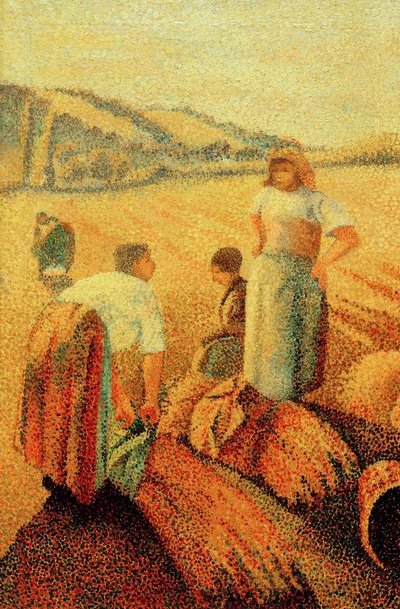フィールドで 作： Charles Angrand