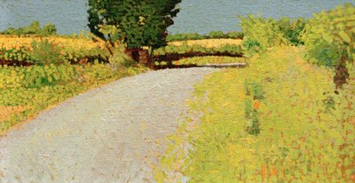 田舎の道 作： Charles Angrand